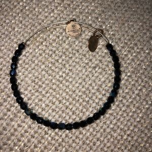 Alex and Ani Dark Blue Beaded Bangle